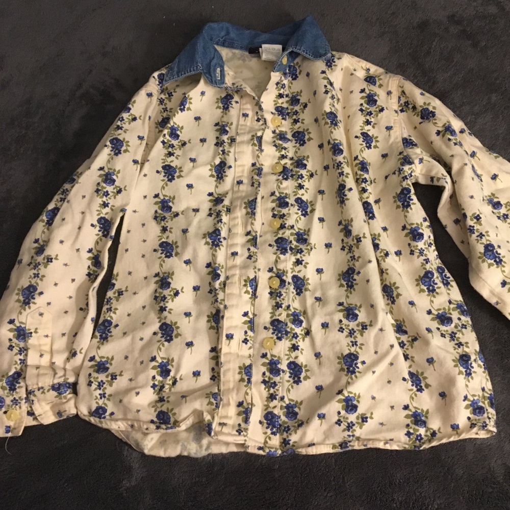 Girl button up